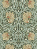 Morris & Co. Green Pimpernel wallpaper, imported from the UK