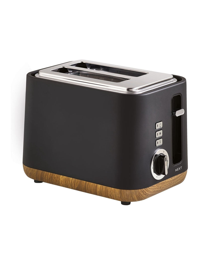Black Bronx 2 Slice Toaster