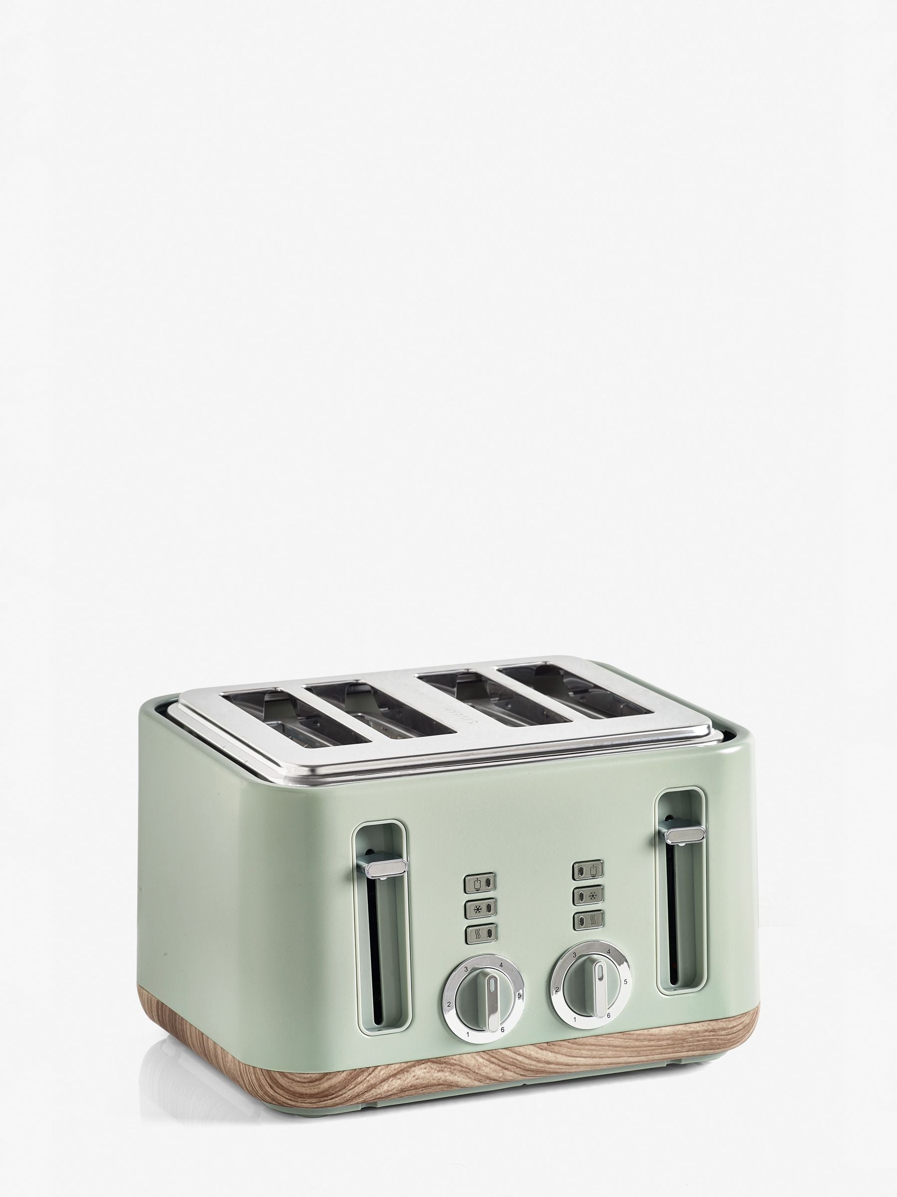 Sage Green Bronx 4 Slice Toaster