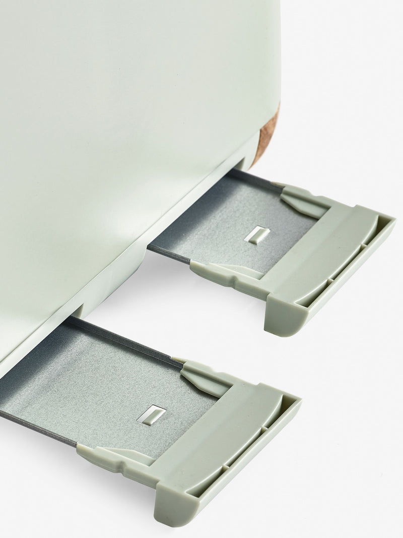 Sage Green Bronx 4 Slice Toaster