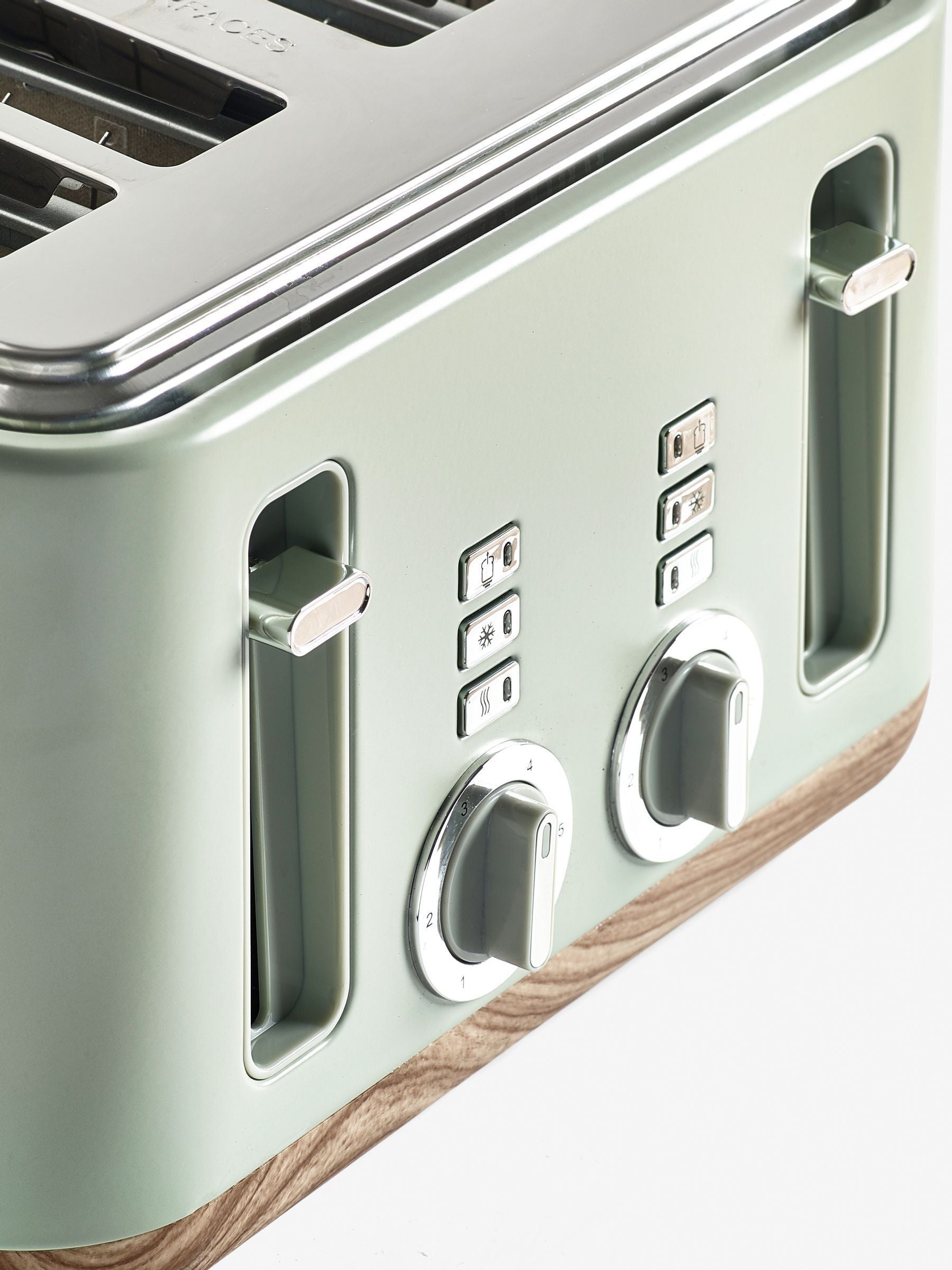 Sage Green Bronx 4 Slice Toaster