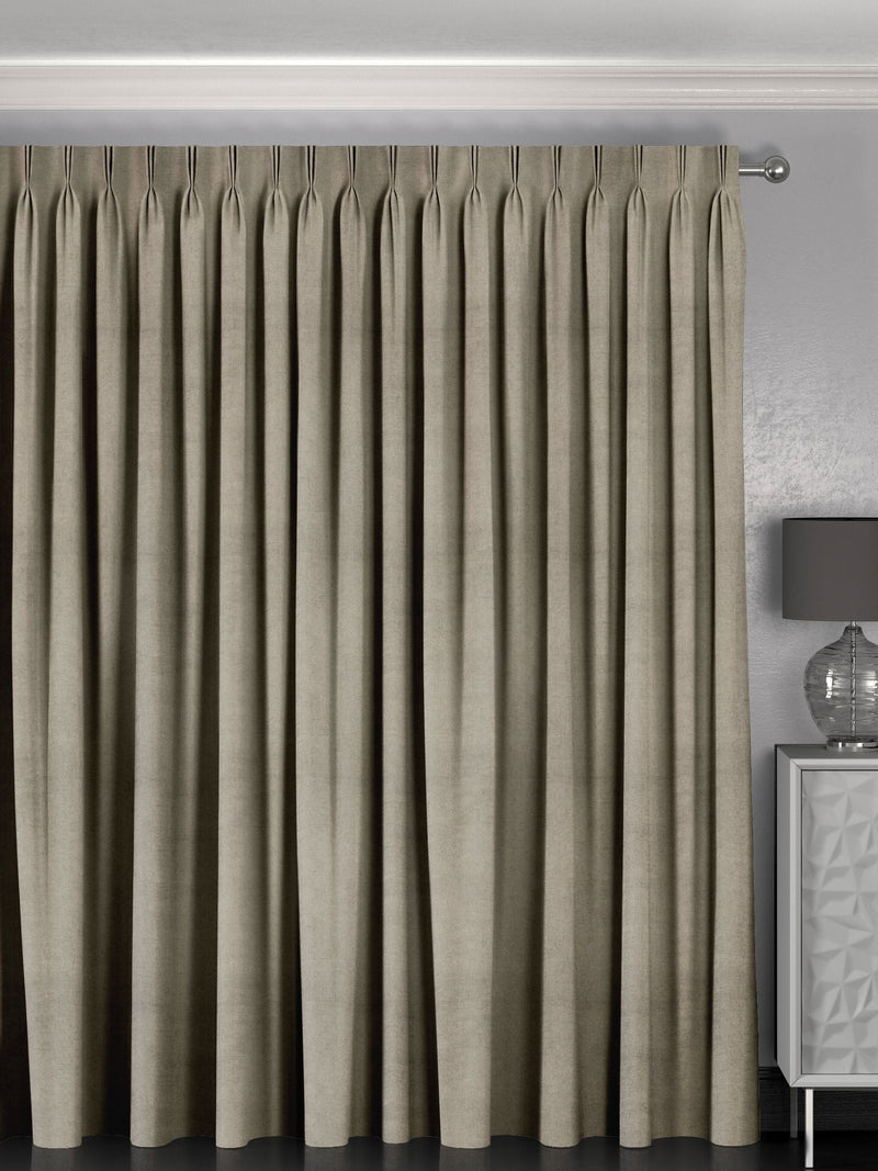 Harvi oatmeal made to measure curtains, UK version