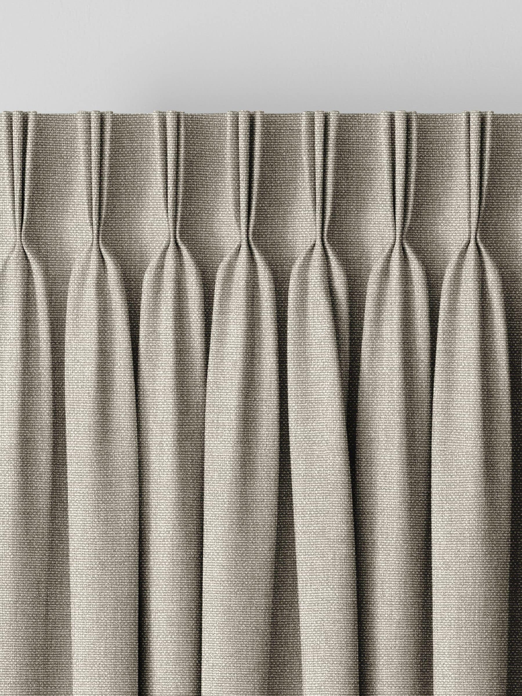 Harvi oatmeal made to measure curtains, UK version