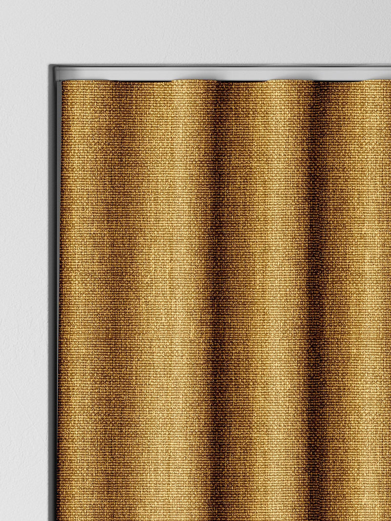 Harvi saffron yellow made to measure curtains (British brand)