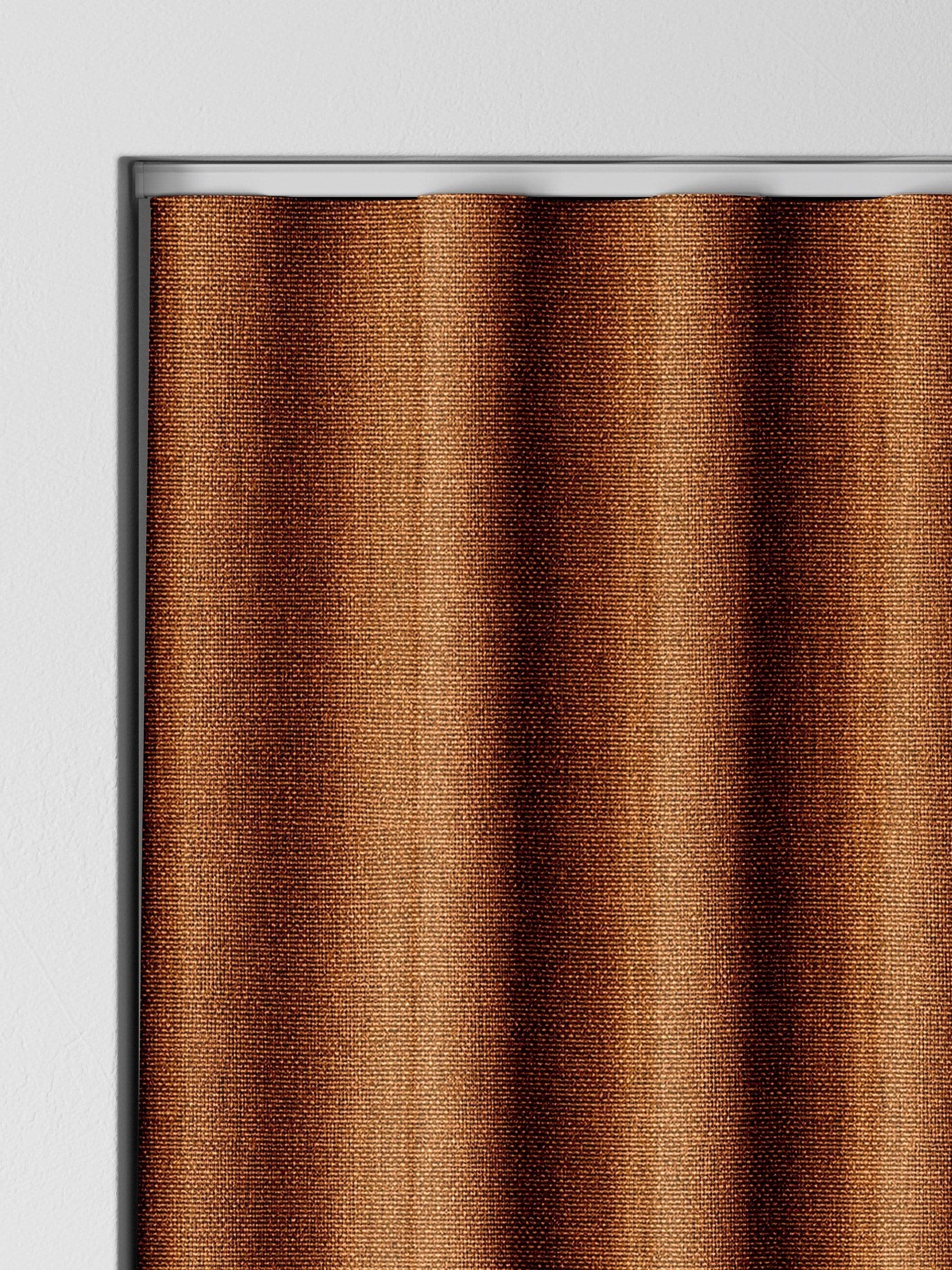 Harvi rust orange made to measure curtains - British product