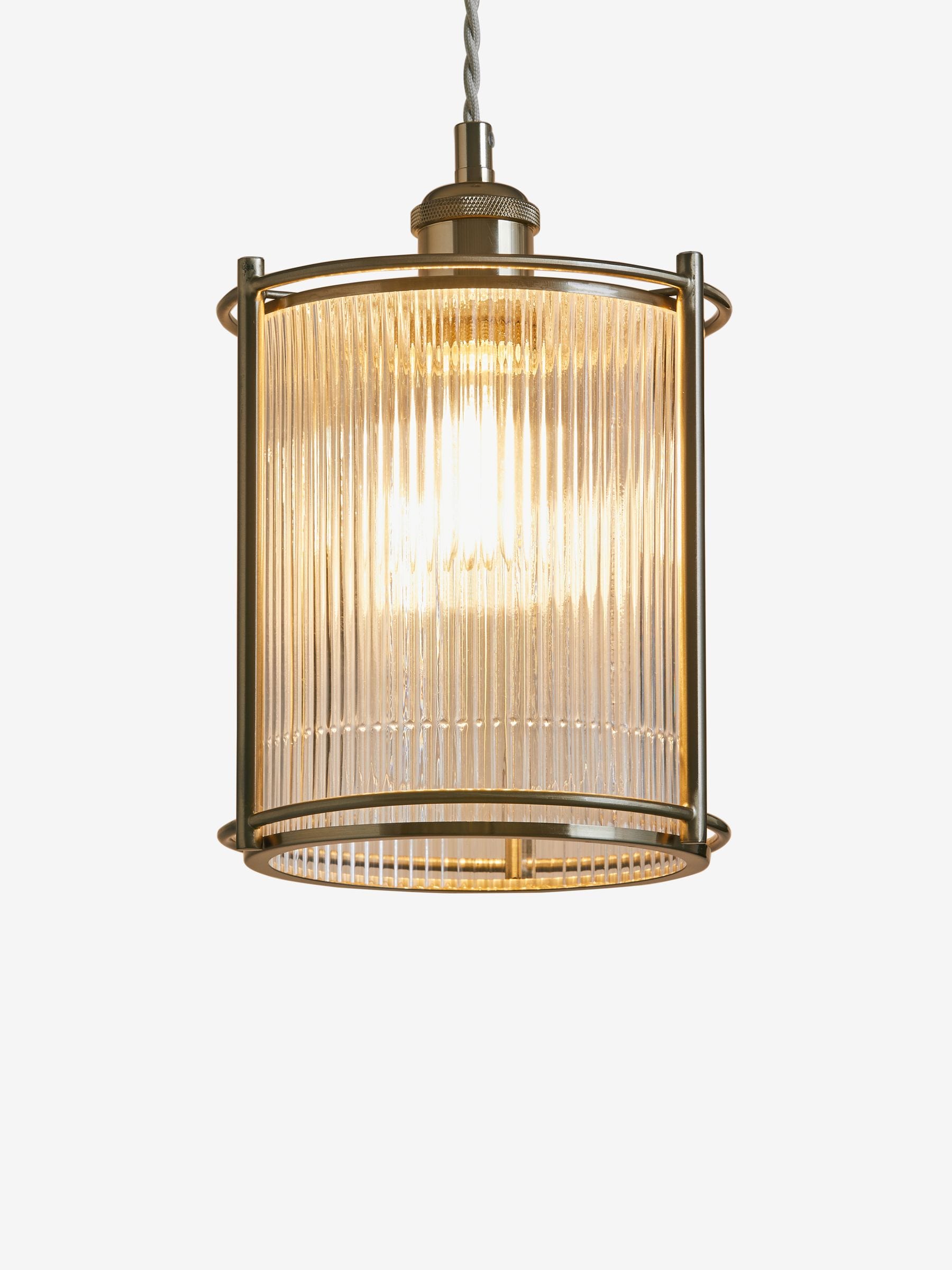 Hertford easy fit ceiling light shade soft gold, UK version