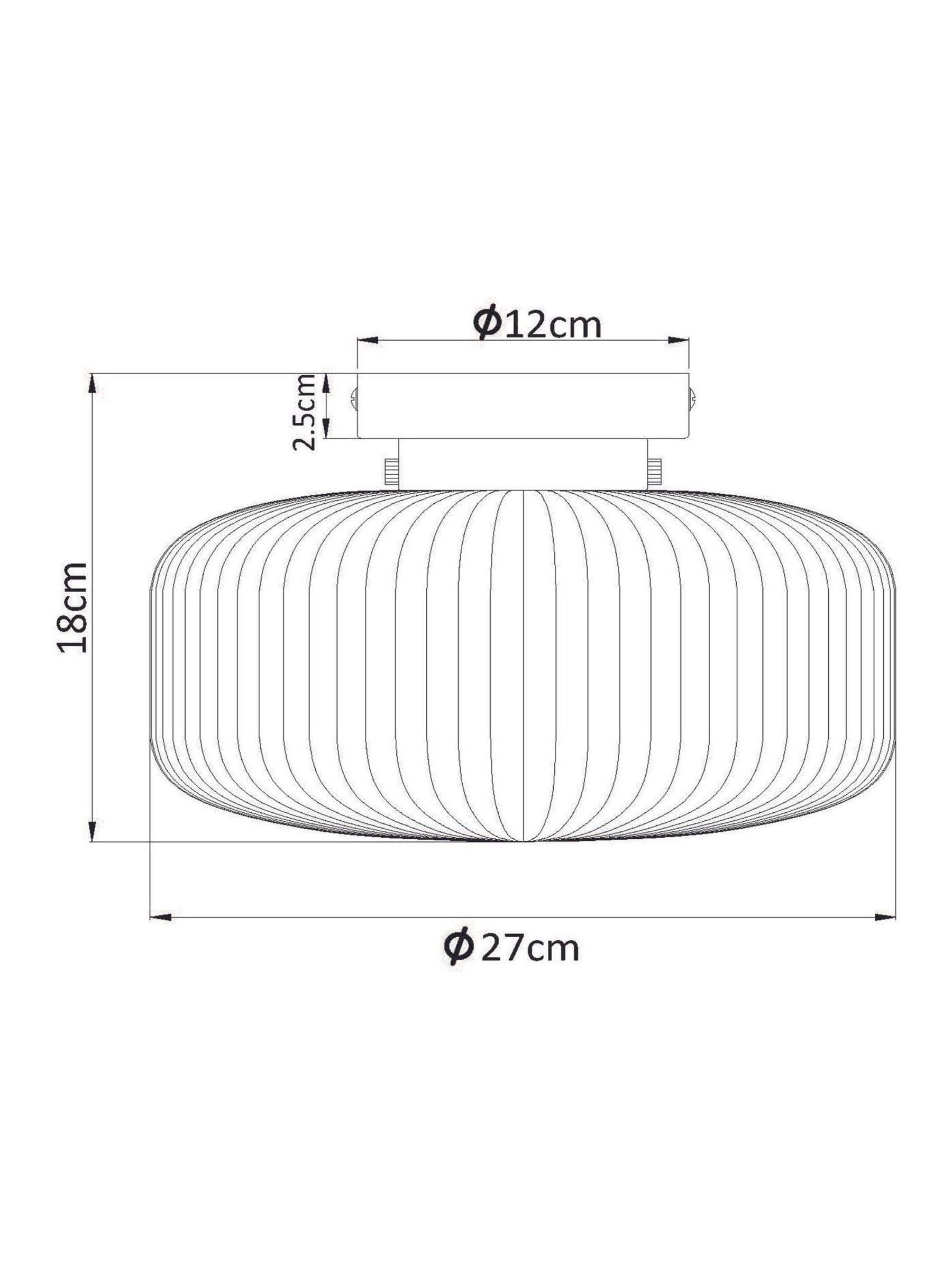 Next Brass Lexington flush ceiling light (British brand)