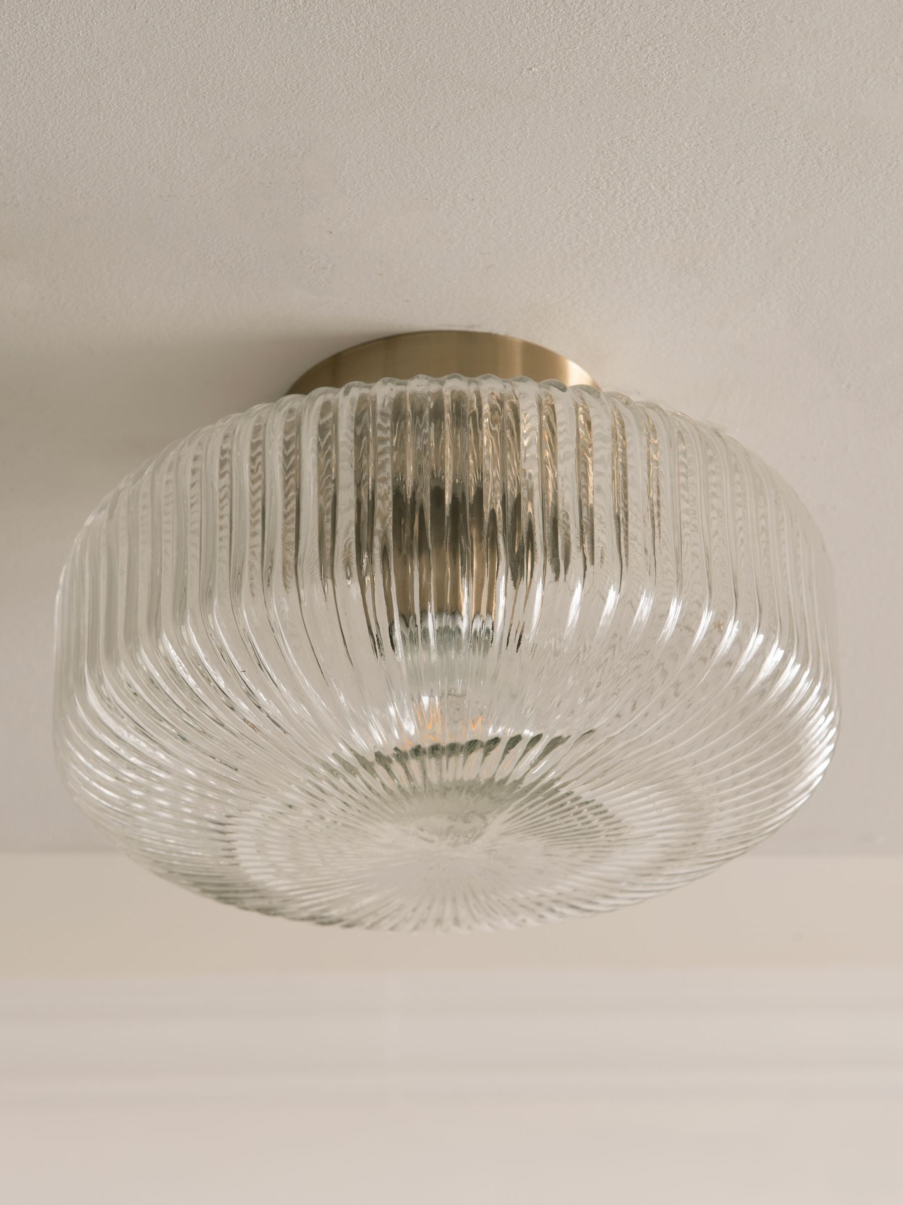 Next Brass Lexington flush ceiling light (British brand)