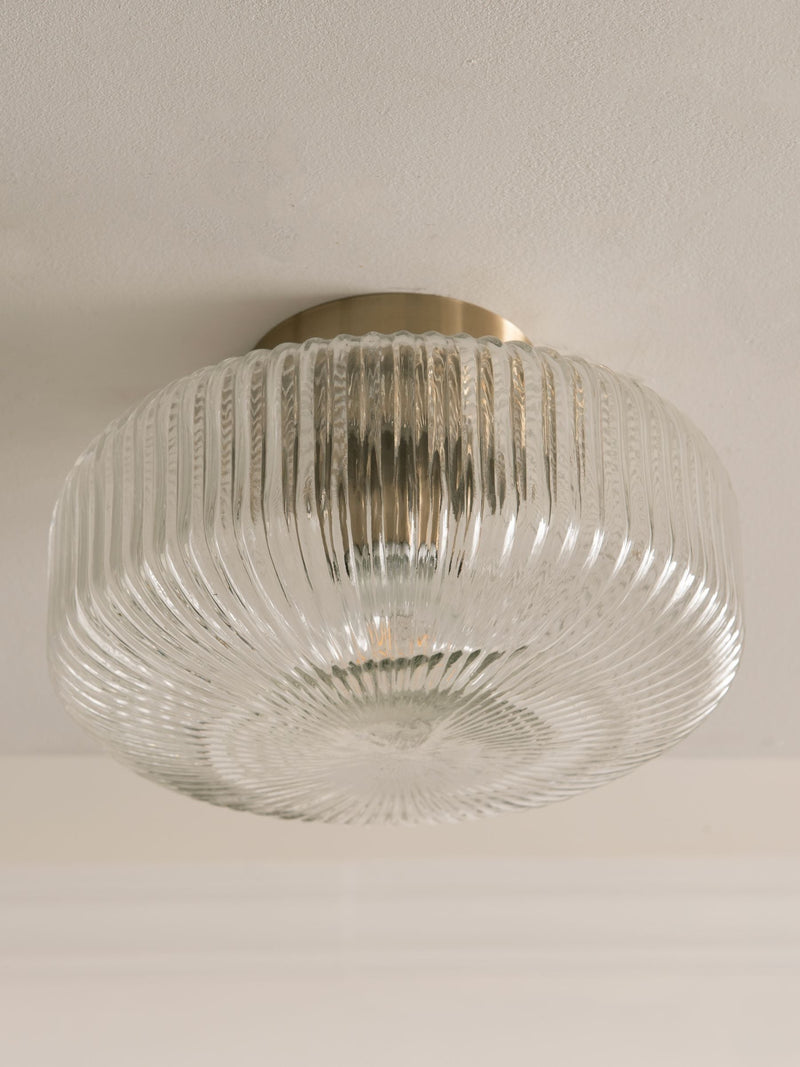 Next Brass Lexington flush ceiling light (British brand)