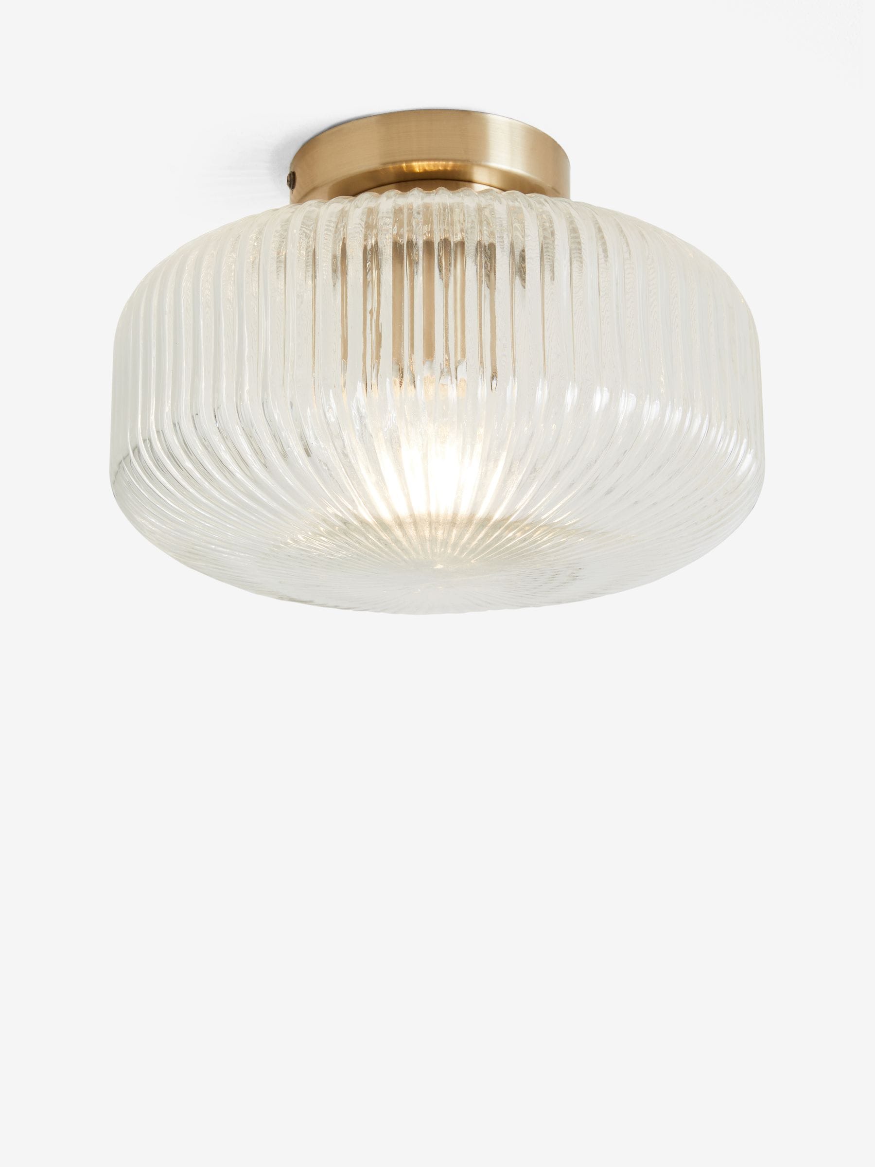 Next Brass Lexington flush ceiling light (British brand)