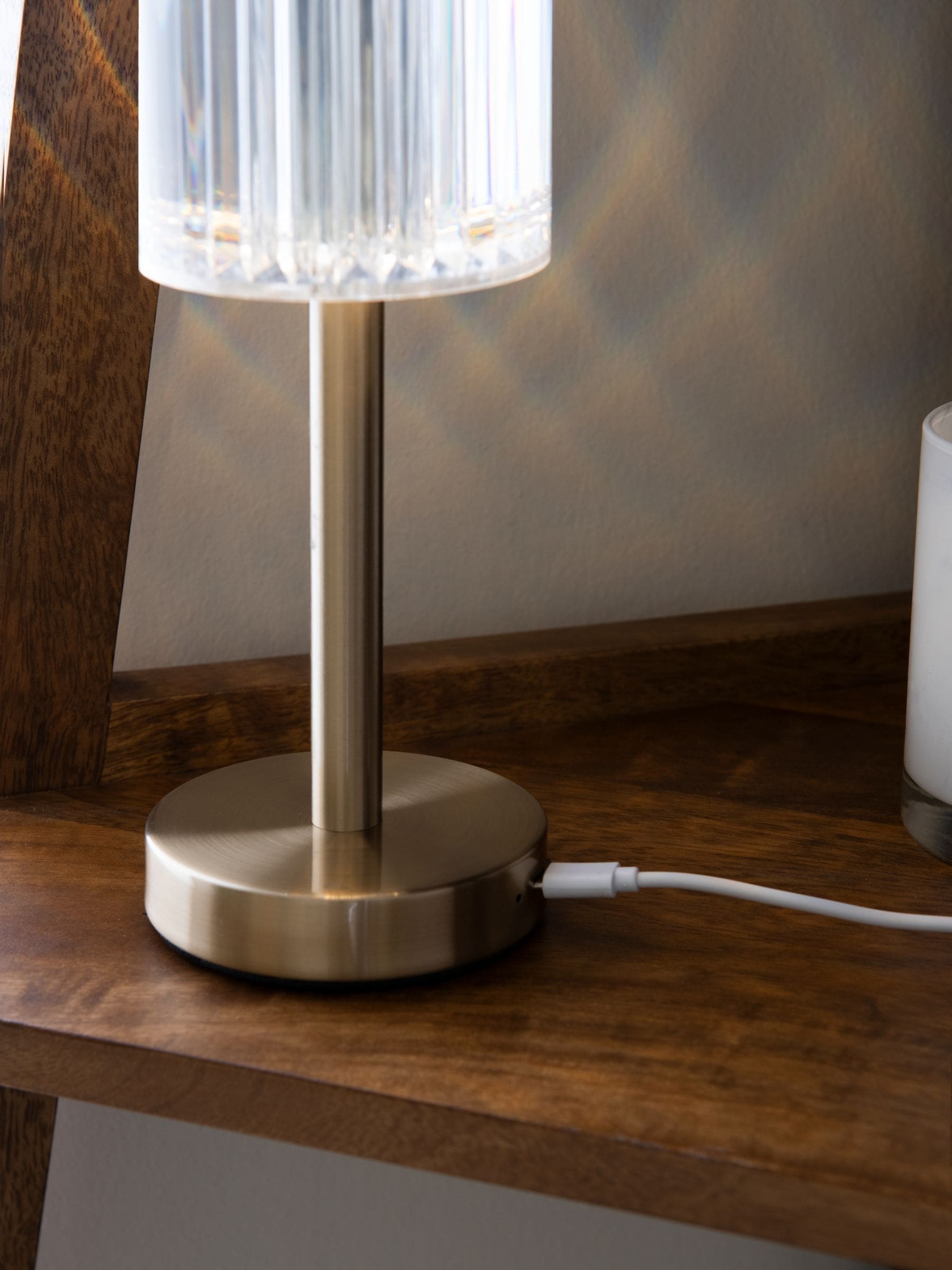 Lampe de table sans fil rechargeable Albus, importée du Royaume-Uni