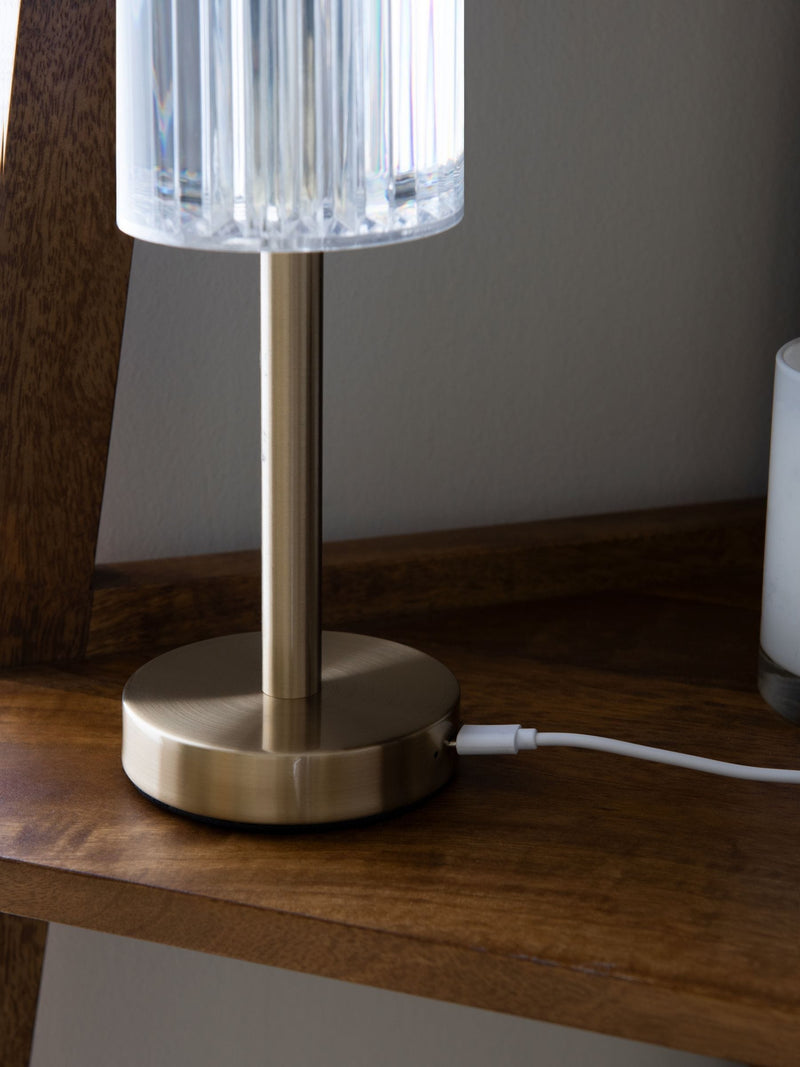 Lampe de table sans fil rechargeable Albus, importée du Royaume-Uni