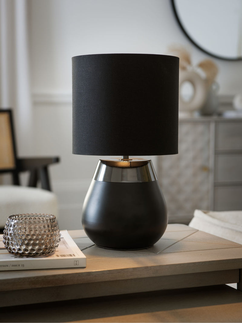 Black Kit Table Lamp