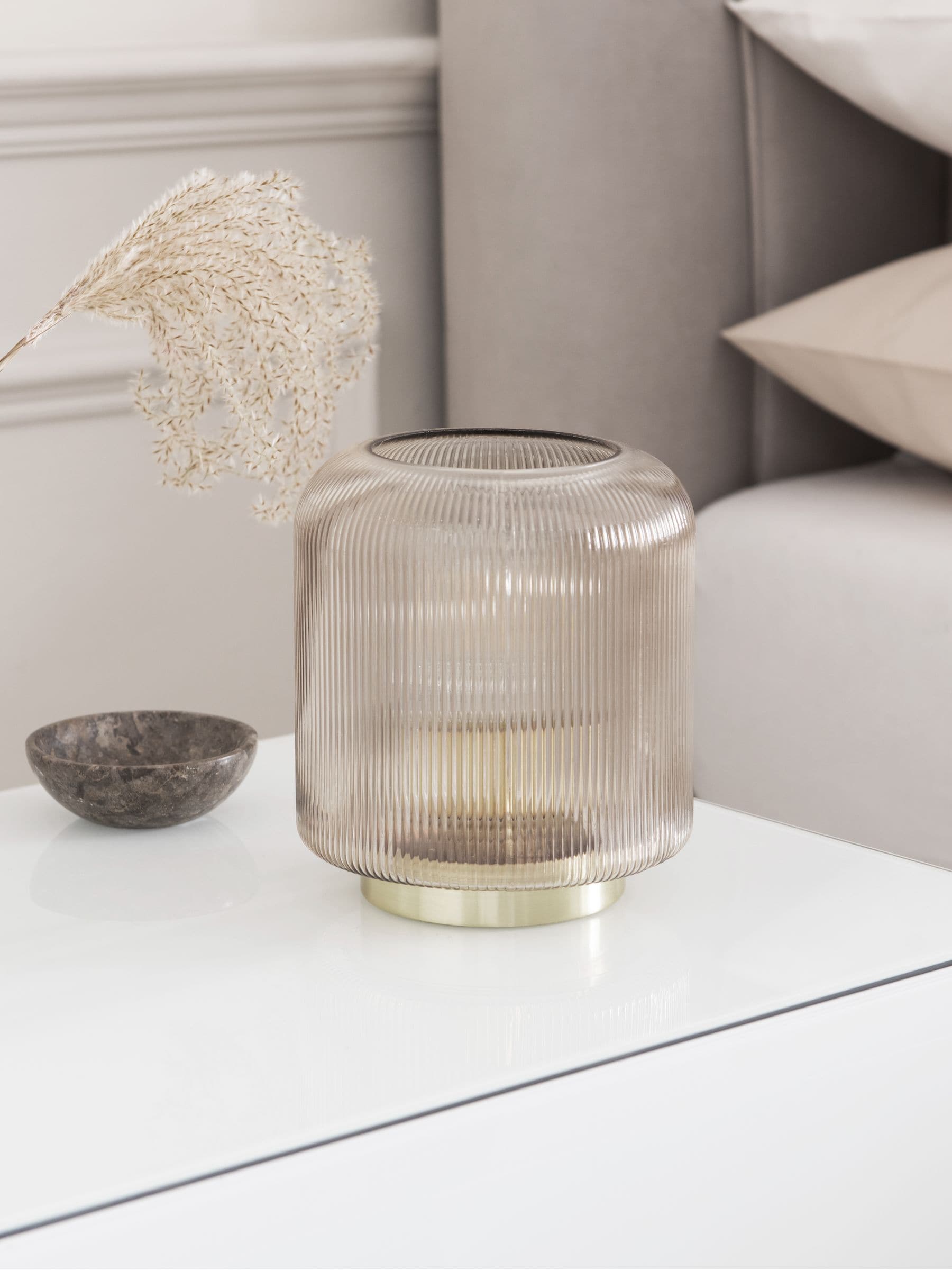 Mink Brown Evie Battery Operated Ambient Lamp
