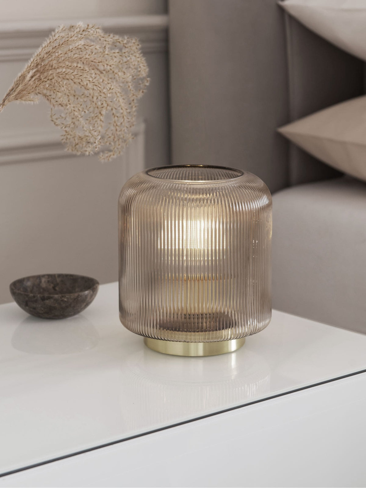 Mink Brown Evie Battery Operated Ambient Lamp