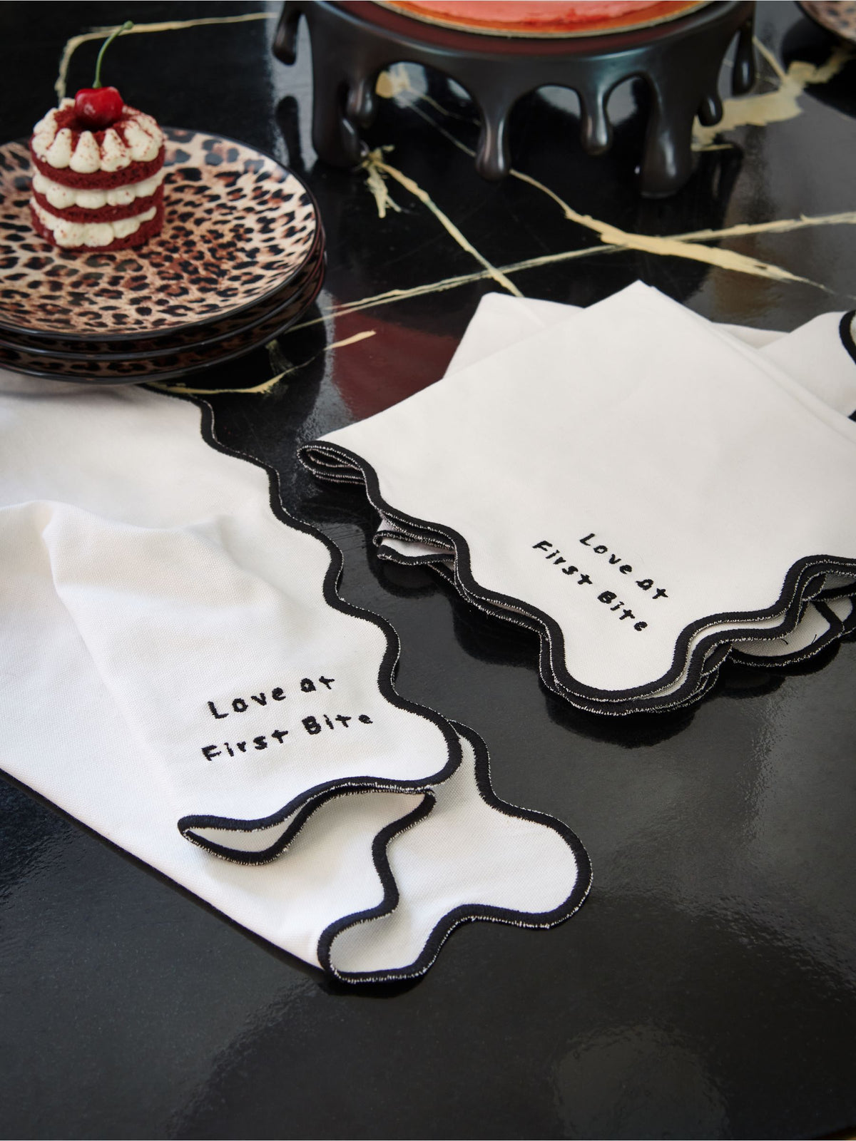 Rockett St George cotton napkins set of 4, imported from the UK