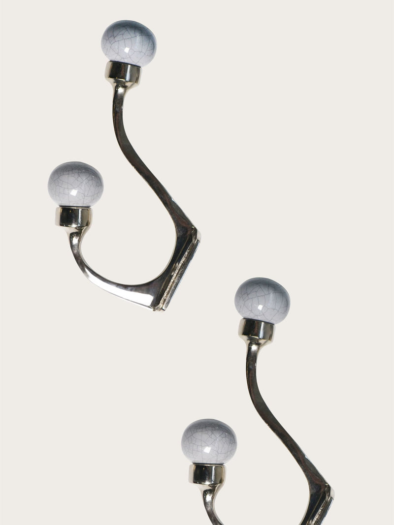 Laura Ashley Dove Grey Bertie double hooks, British product