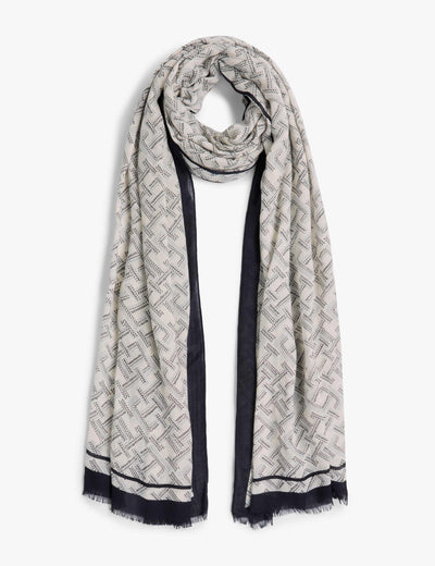 M&S Tommy Hilfiger TH Monogram Scarf- Buy online at McGrocer
