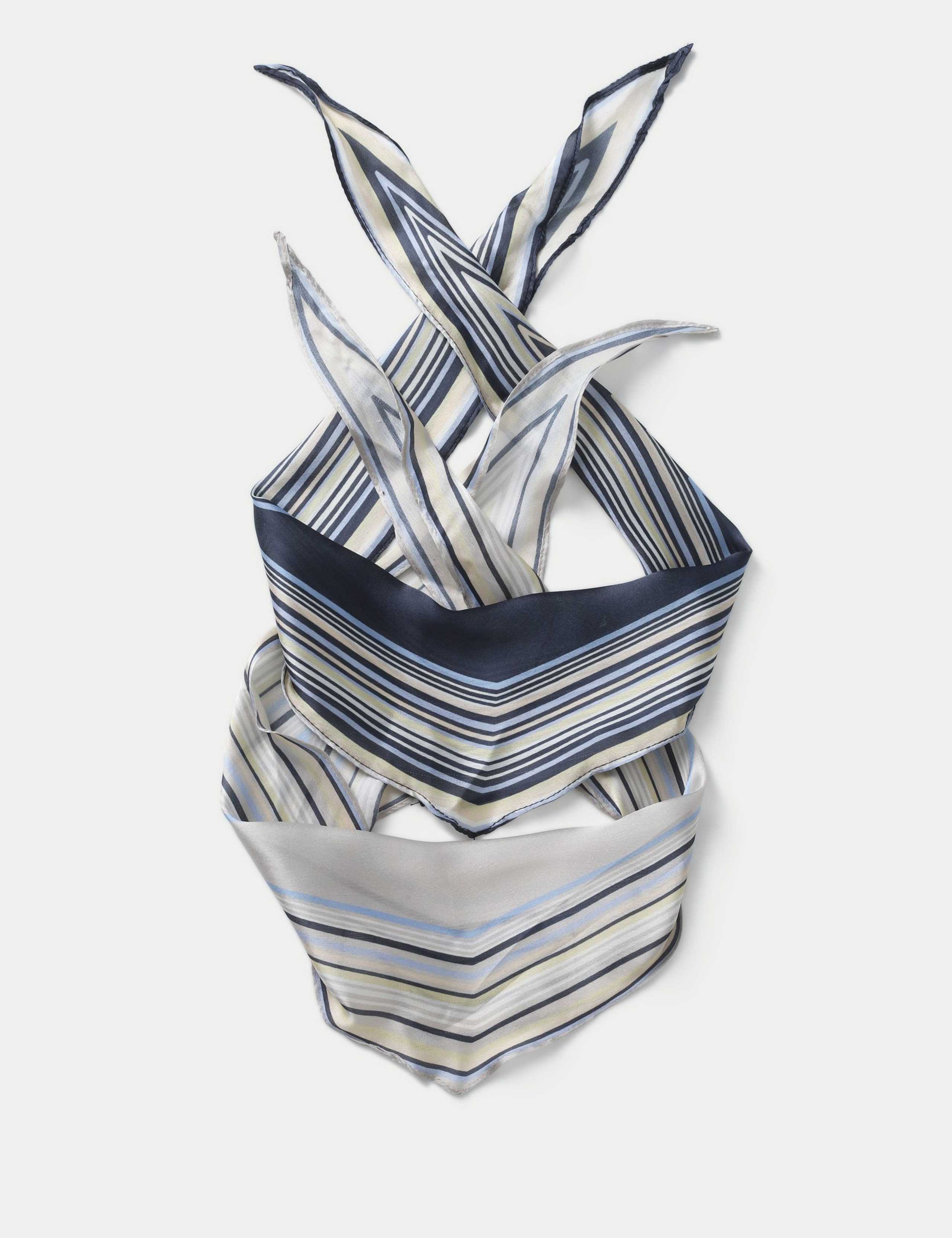 TP 2 Pack Stripe Scarves in polyester (British brand)