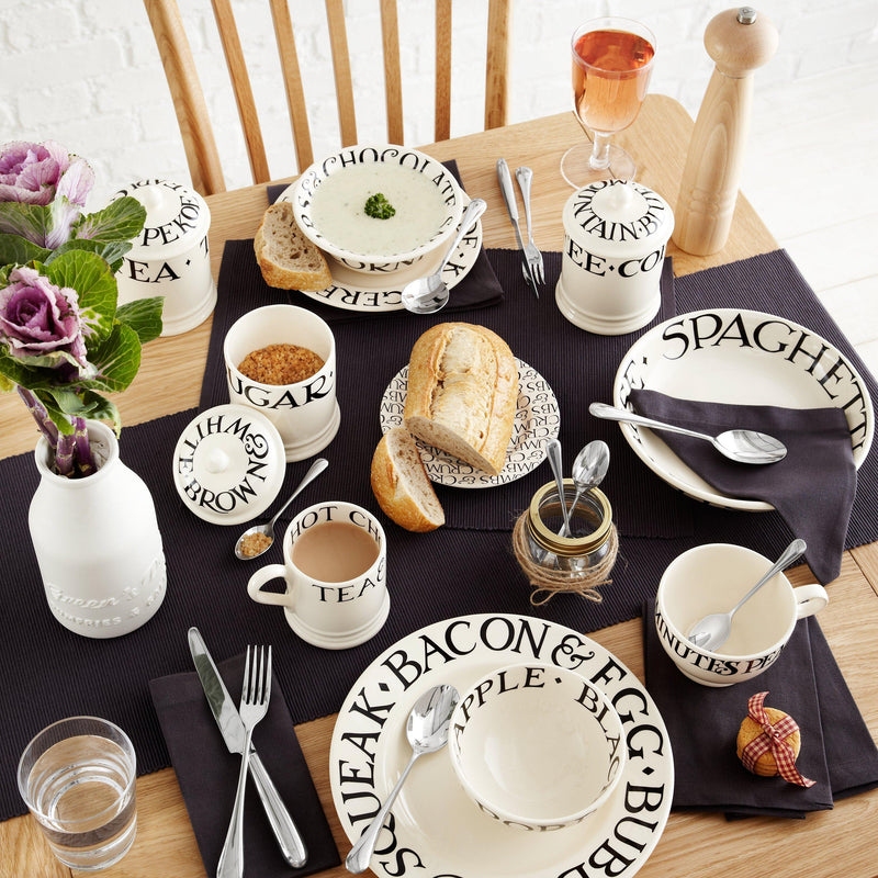 Emma Bridgewater Black Toast dinner plate 26cm - British product
