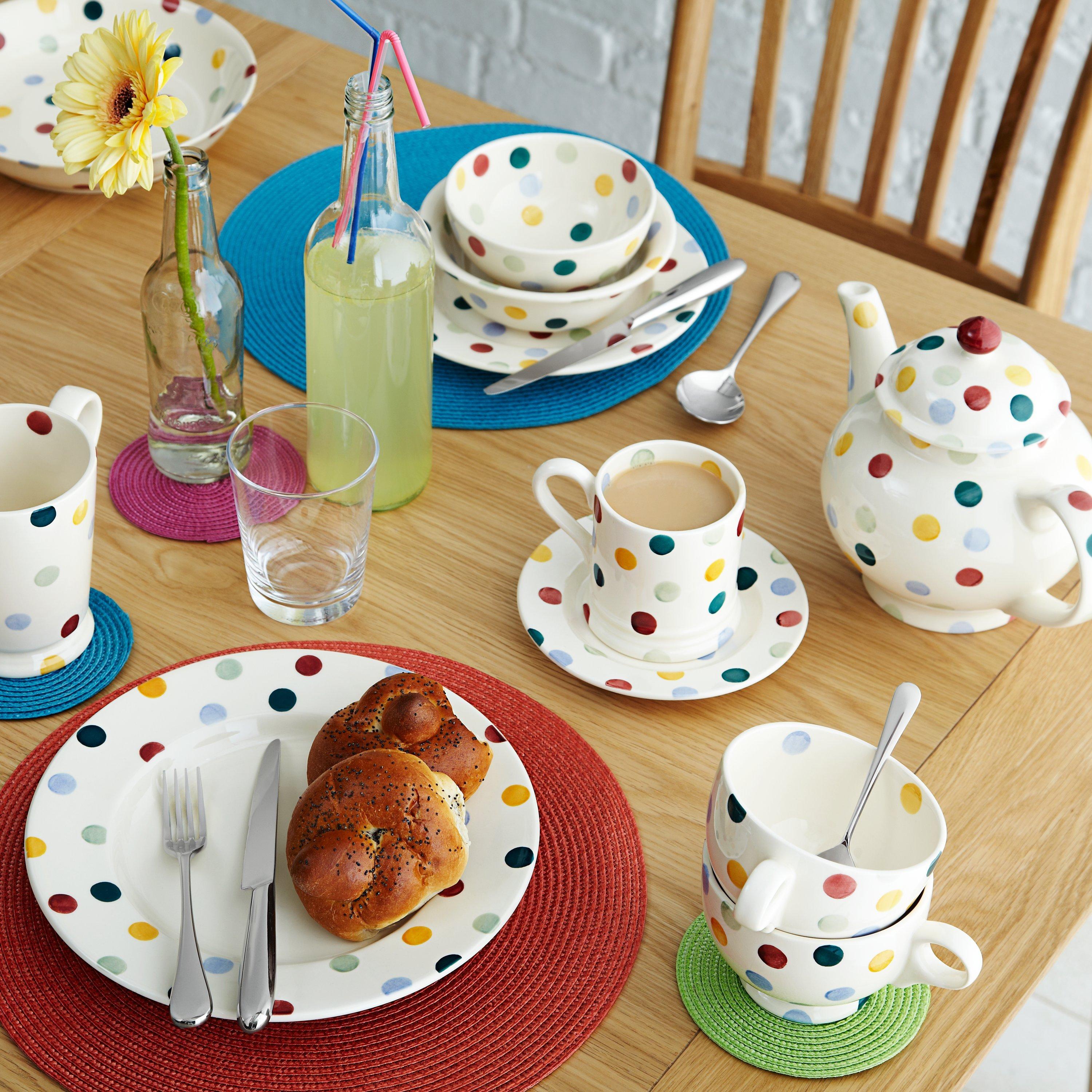 Emma Bridgewater polka dot pasta bowl 23.5cm (British brand)