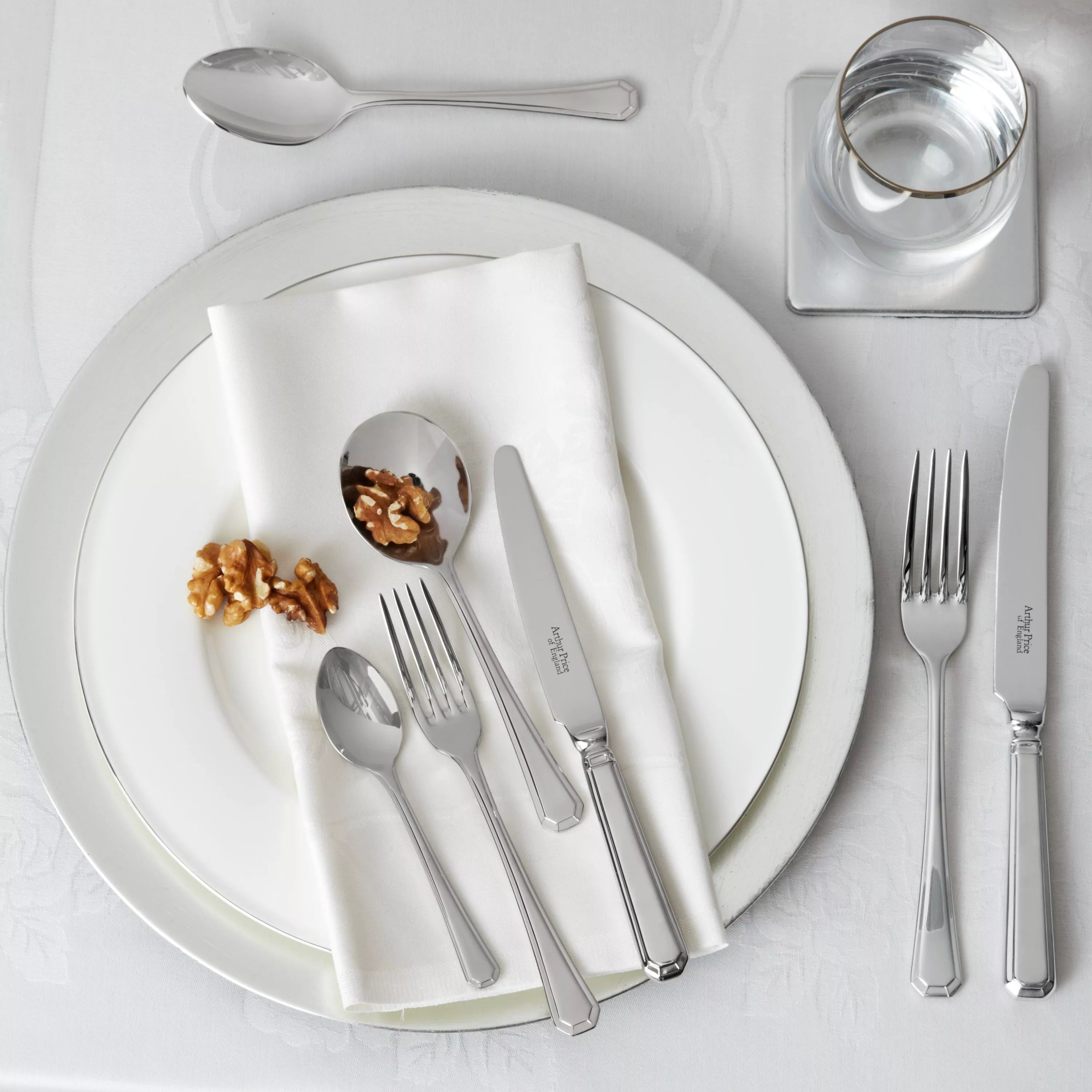 Arthur Price Grecian stainless steel table fork - British product