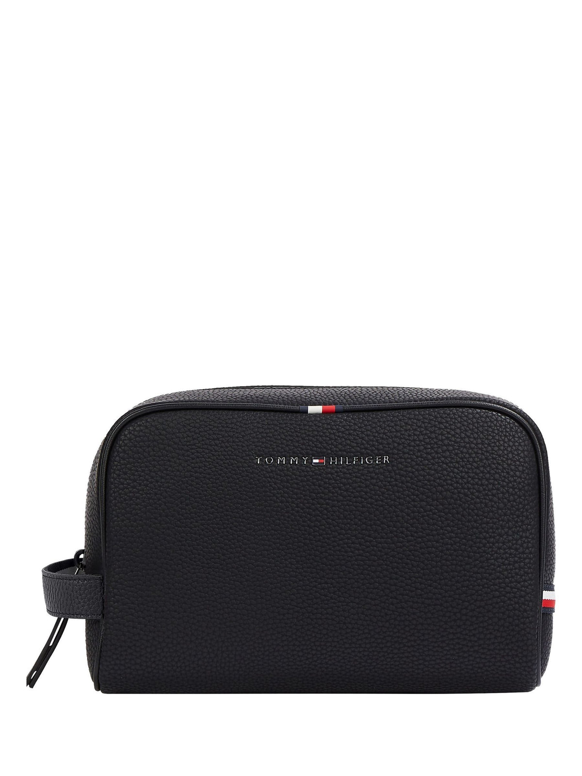 Tommy Hilfiger black essential washbag, 100% polyurethane (British brand)