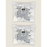 George Home White Unscented Tealights 60pk Bundle GOODS ASDA   