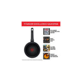 Tefal Excellence non-stick saucepan 20cm, imported from the UK