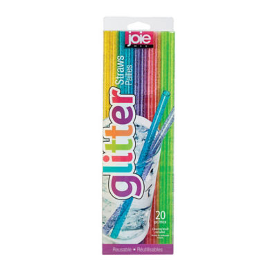 Joie Glitter Eco-friendly Reusable Straws