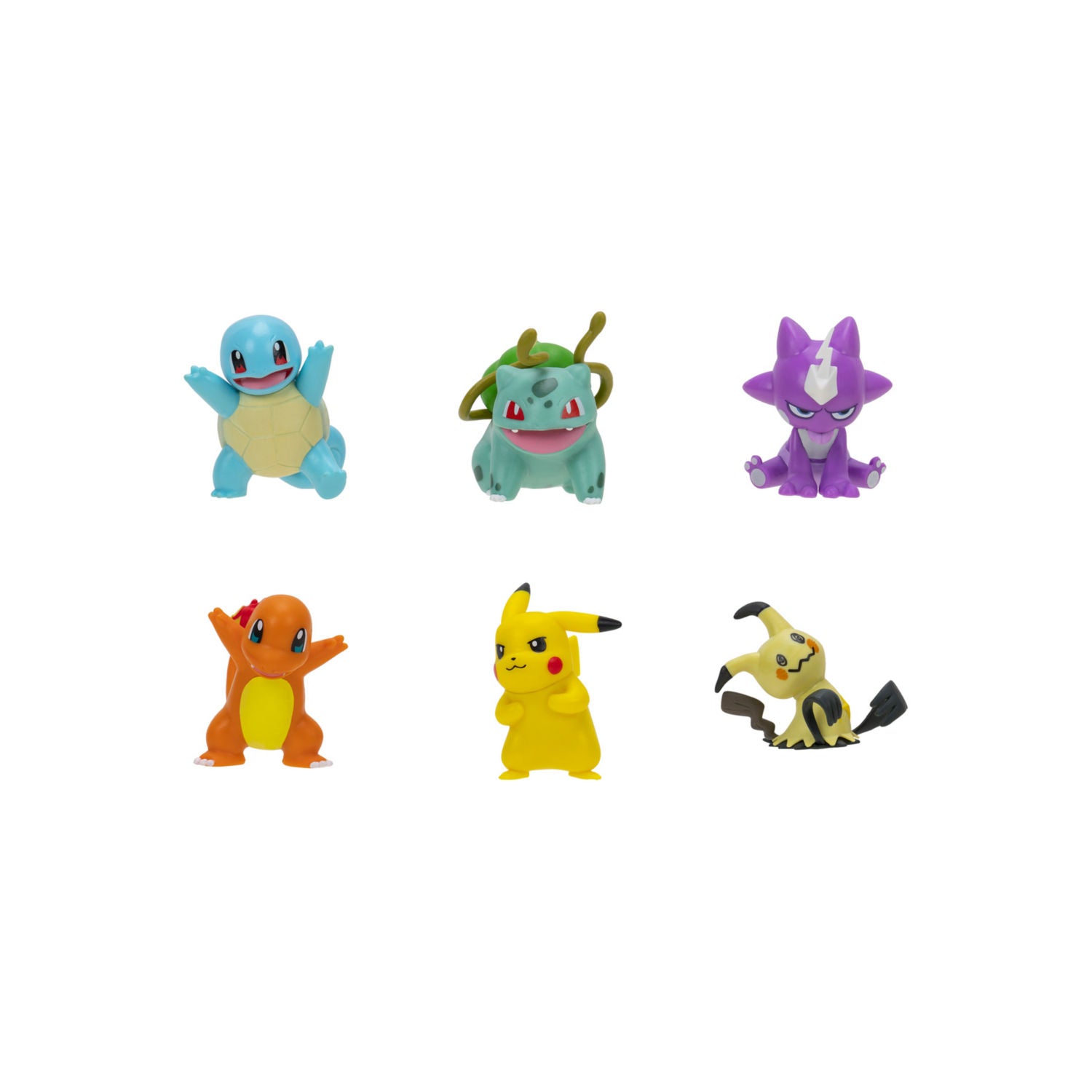 Jazwares Pokémon battle figure 6 pack 2-inch figures (British brand)