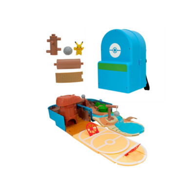 Pokemon Battle Desert Carry Case Playset with Pikachu - British product