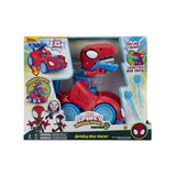 MARVEL Spidey-Rex Racer transforming vehicle dinosaur toy (British brand)