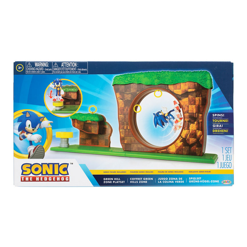 Nintendo Sonic Green Hill Playset