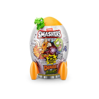 Smashers Dino vs Aliens toy set, UK version