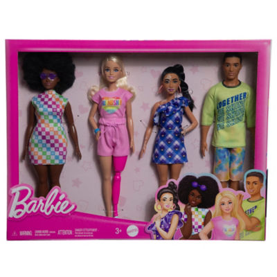 Barbie Fashionistas dolls pack four dolls, UK version
