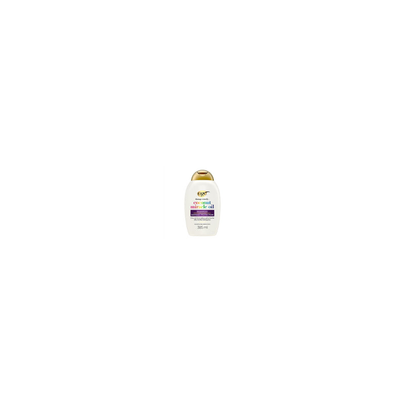 OGX Damage Remedy+ Coconut Oil Shampoo bottle 385ml, imported from the UK