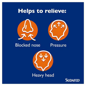 Sudafed Congestion Headache Relief Day Night Capsules Pack of 16 (British brand)