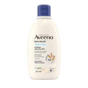 ASDA Aveeno Skin Relief Fuktighetsgivende Body Wash Dusjsåpe 300ml- Kjøp online hos McGrocer