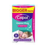 Calpol Vapour Plug refills lavender chamomile 10 pack imported from the UK