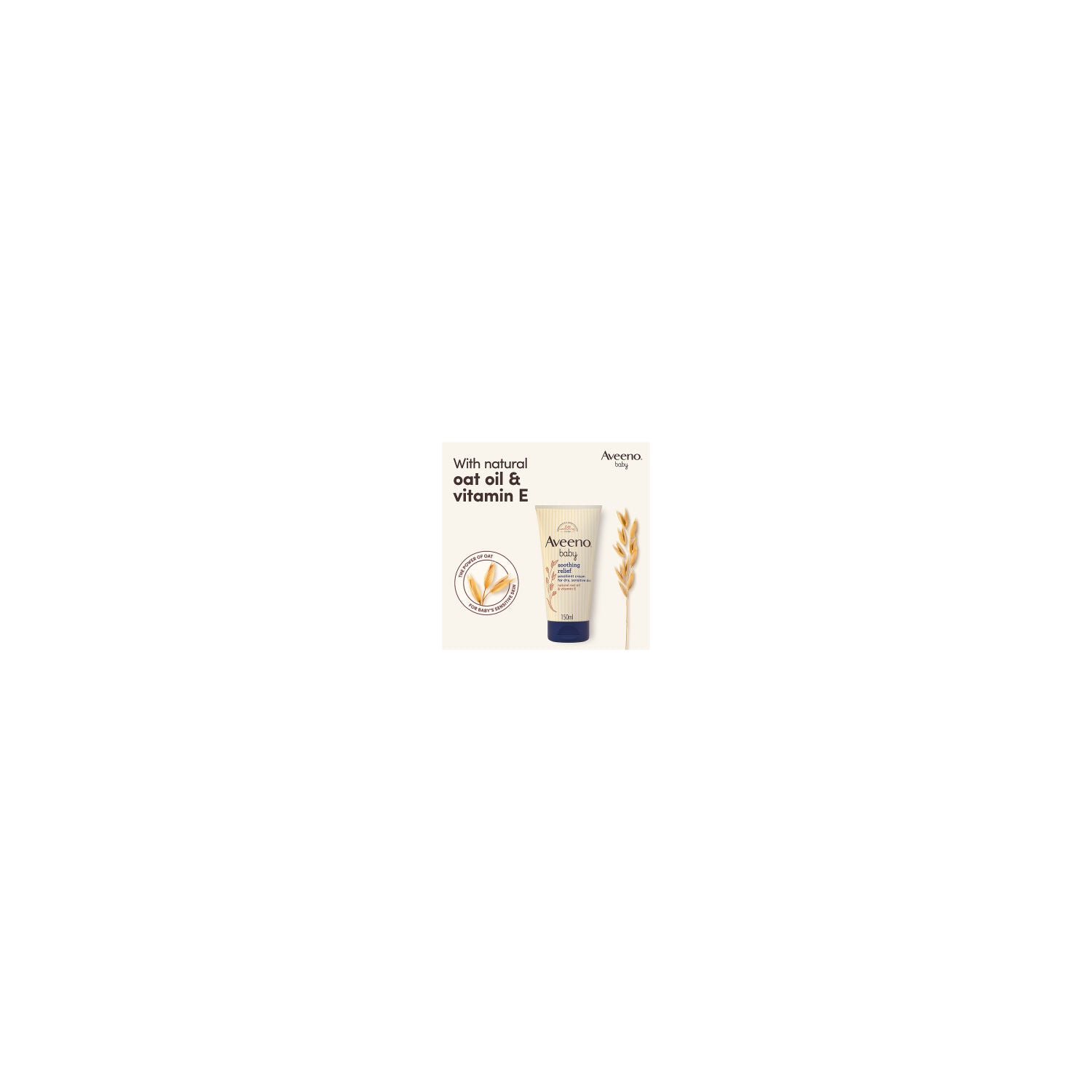 Aveeno Baby Soothing Relief Emollient Cream 150ml - British product