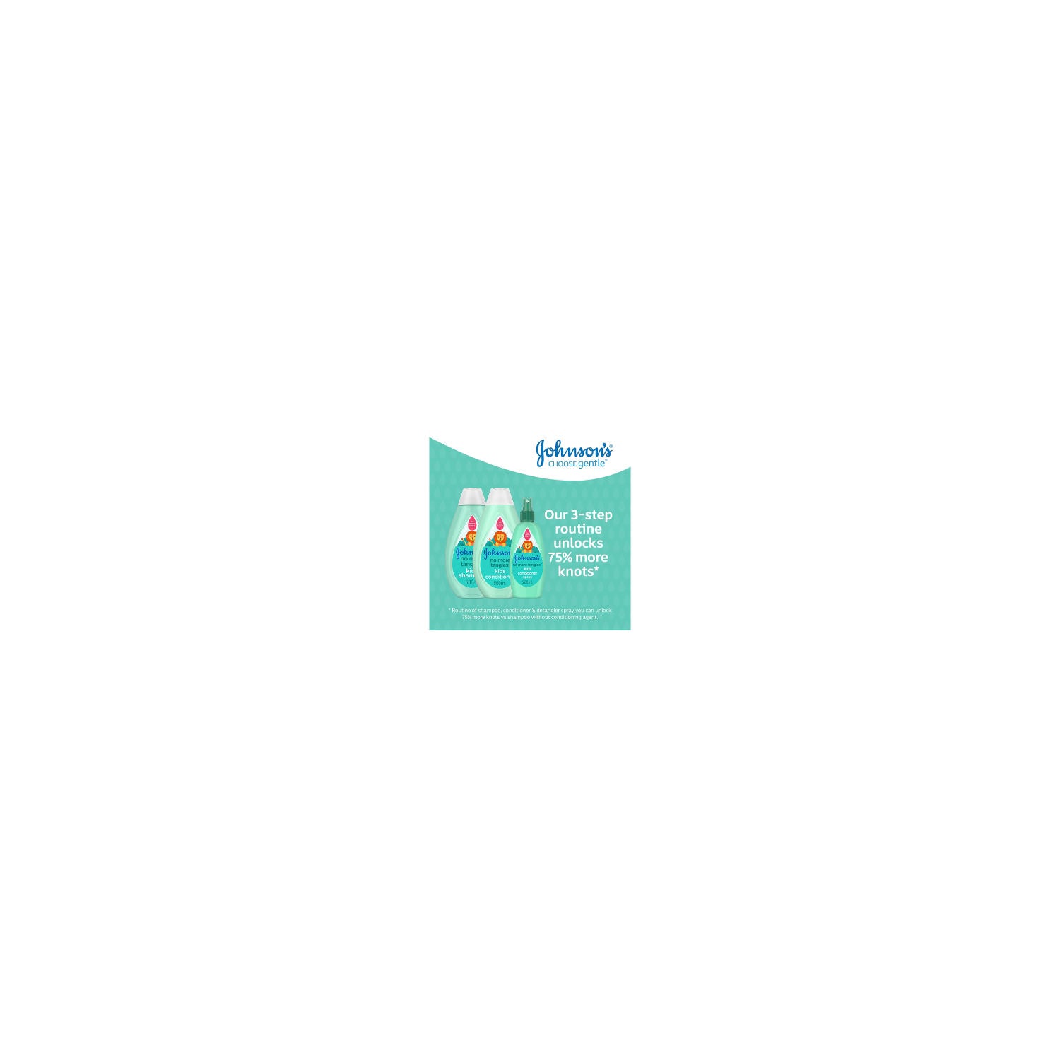 Johnson's No More Tangles kids conditioner spray 200ml, UK version