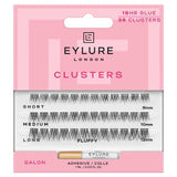 Eylure Fluffy Clusters false eyelash set with glue - British product