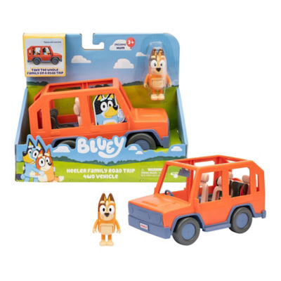 Bluey Heeler Family Road Trip 4WD vehicle, UK version