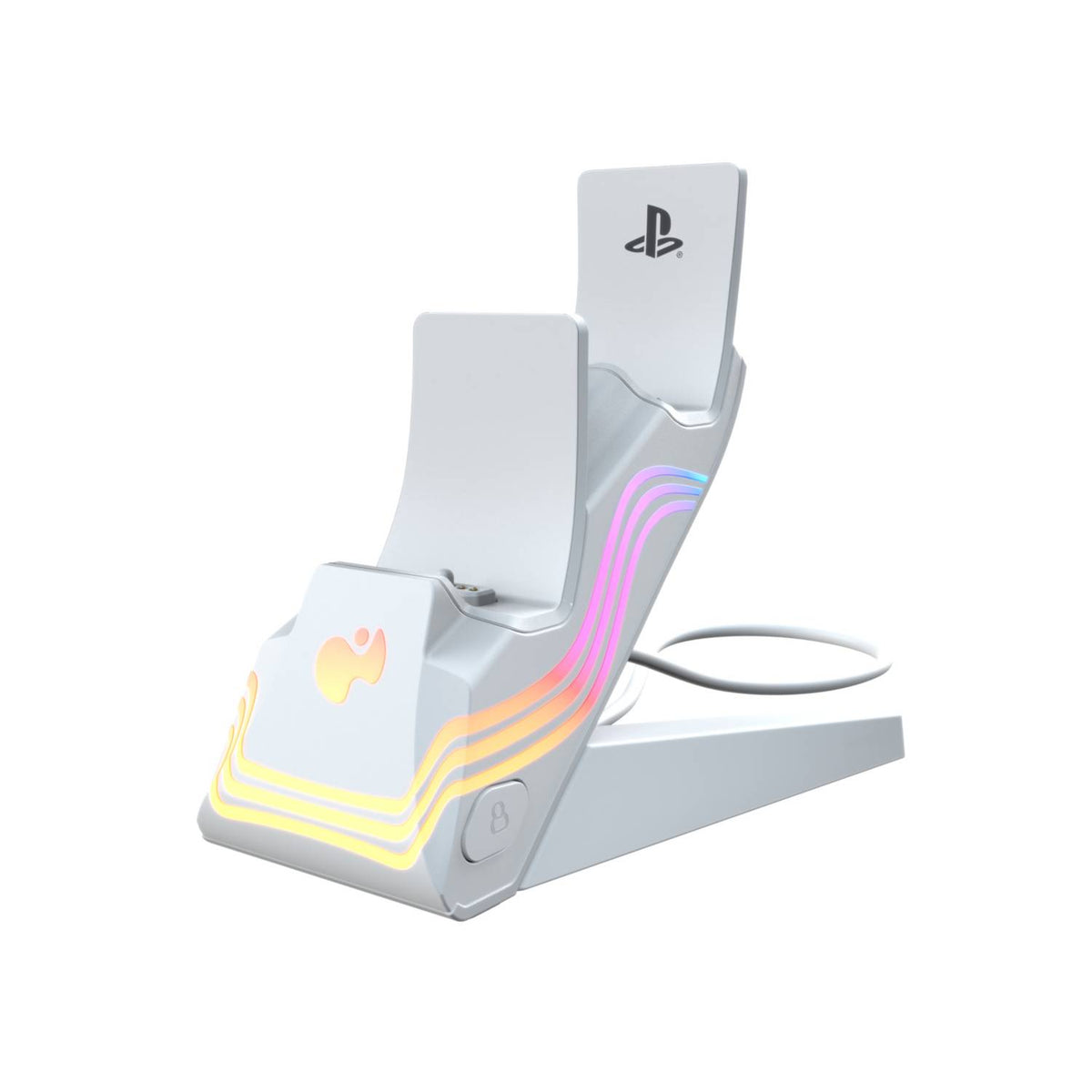 PDP Afterglow Wave Dual Charger for PS5, imported from the UK