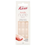 Kiss acrylic nude french nails 24 count, UK version