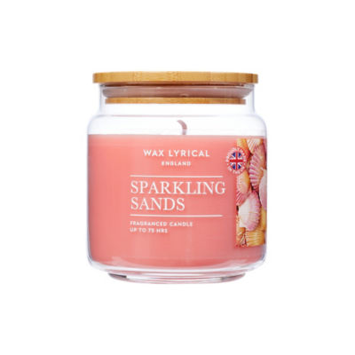 Wax Lyrical Sparkling Sands medium jar candle (British brand)