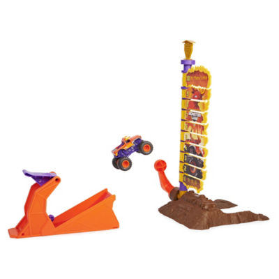 Monster Jam El Toro Loco Big Air Challenge playset with launcher (British brand)