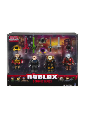 Roblox Builda Figur Firepakke med 4 figurer, importert fra Storbritannia