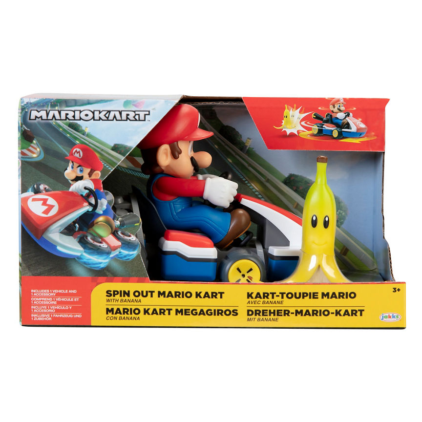 Super Mario Spin out Kart - Mario and Banana Accessory